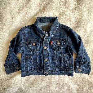 Levi's Kids Blue/Black  Camp Jean Jacket Sz 18 months